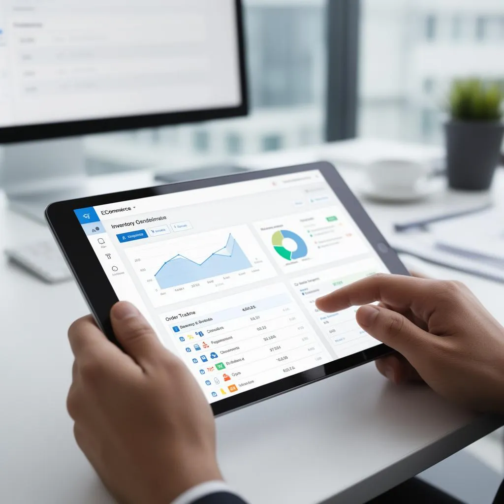 Multi-store eCommerce platform features including unified analytics, responsive storefronts, and automated inventory sync