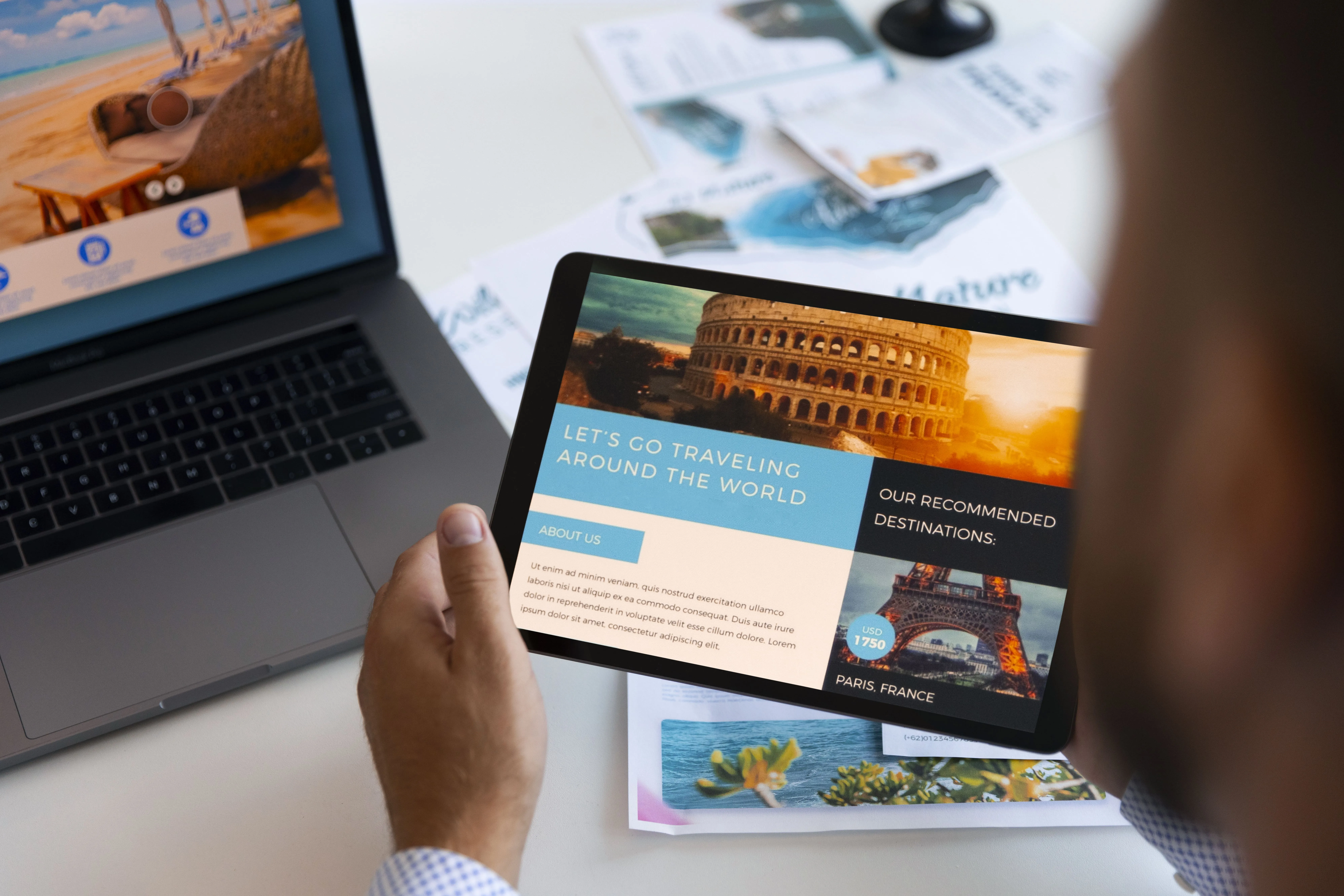 Portfolio and brand website showcasing professional work and identity