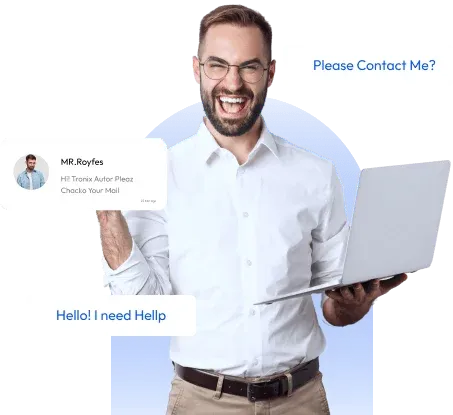 IT Professional analyzing data on laptop