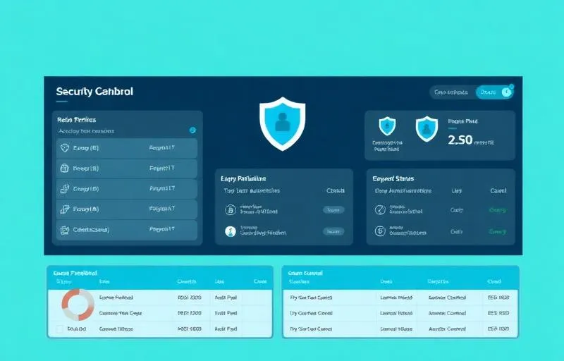 Enterprise-grade data encryption and security control panel