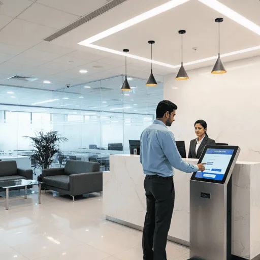 Visitor Management System Dashboard Interface