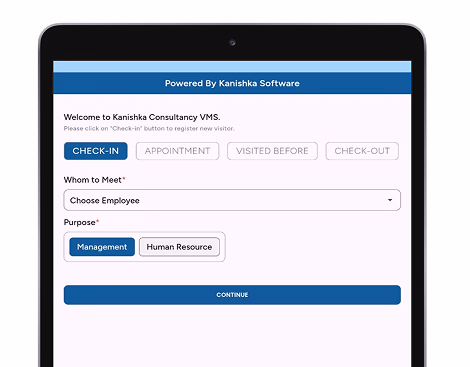 EntryIQ Visitor Management Software Interface