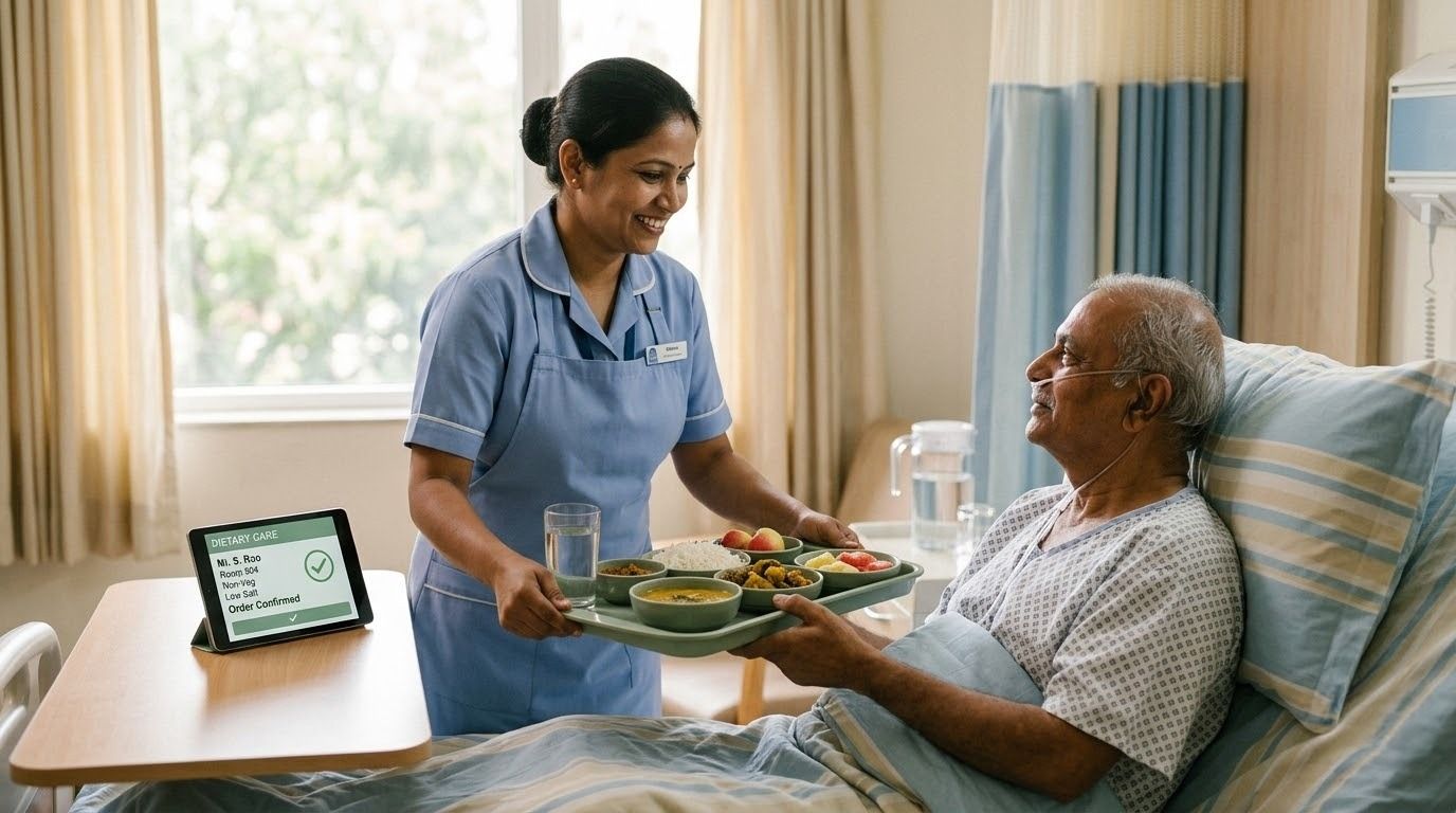 Hospital staff serving a patient with digitally managed dietary meal tracking.jpeg