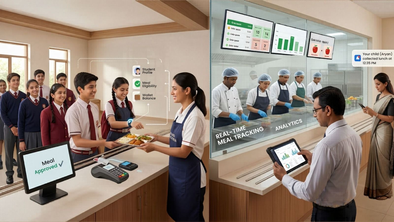 School canteen management system: the future of smart, cashless school cafeterias